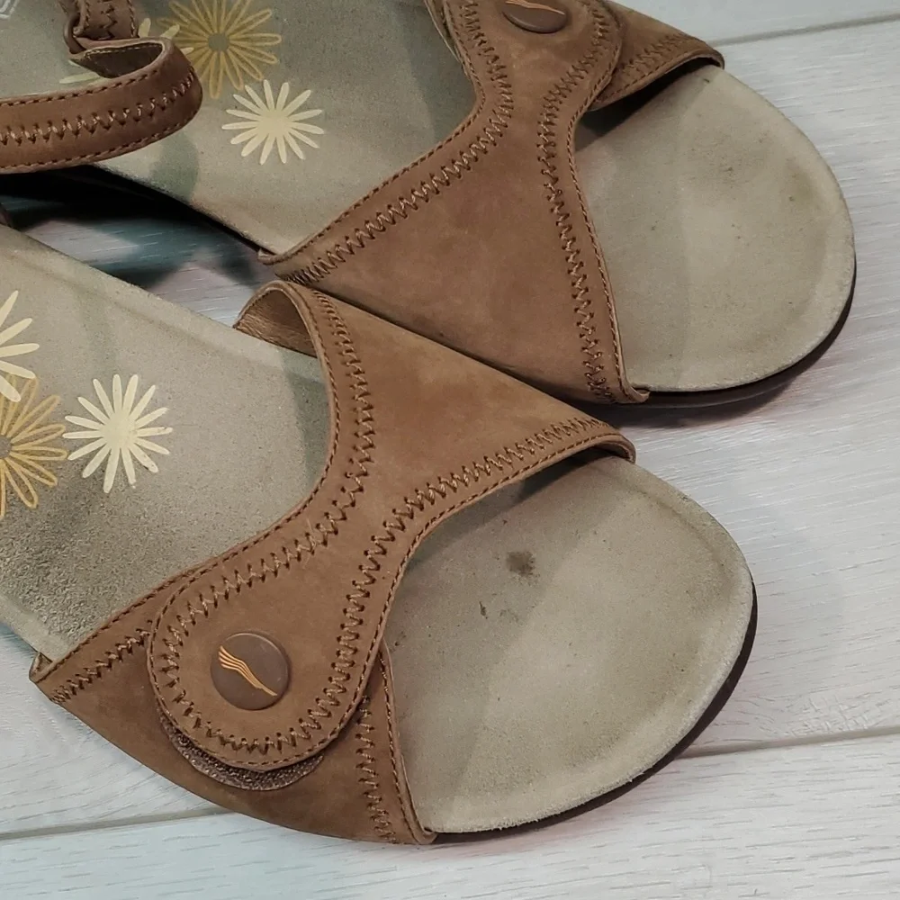 Dansko Women Iris Nubuck Comfort Leather Ankle Strap Sandals shoes sz 42/11.5-12